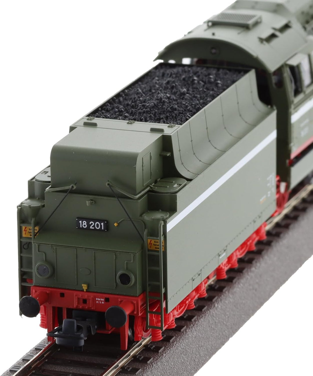 Roco 7100006 H0 Schnellfahr-Dampflok 18 201 mit Kohlefeuerung der DR