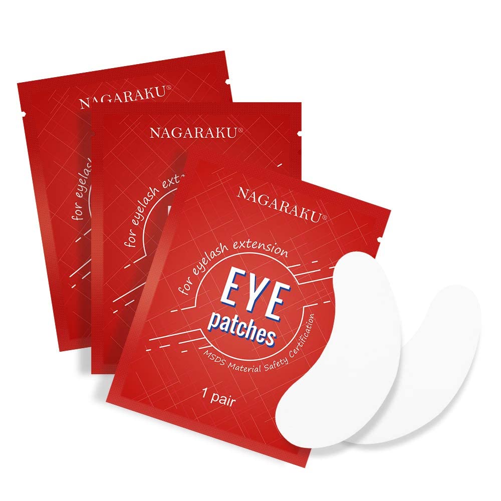 NAGARAKU 100 Paar Wimpernverlängerung Eye Pads Unter Augenpads Gel Augenpads Hydrogel Augenpads Einz
