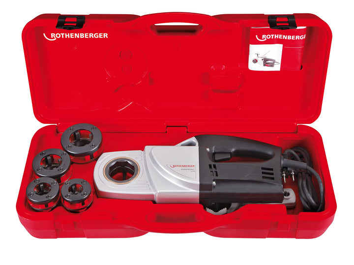 Rothenberger Elektrische Hand-Gewindeschneidmaschine Supertronic SC 1250, 1/4 - 1,1/4 Zoll, 1 Stück,