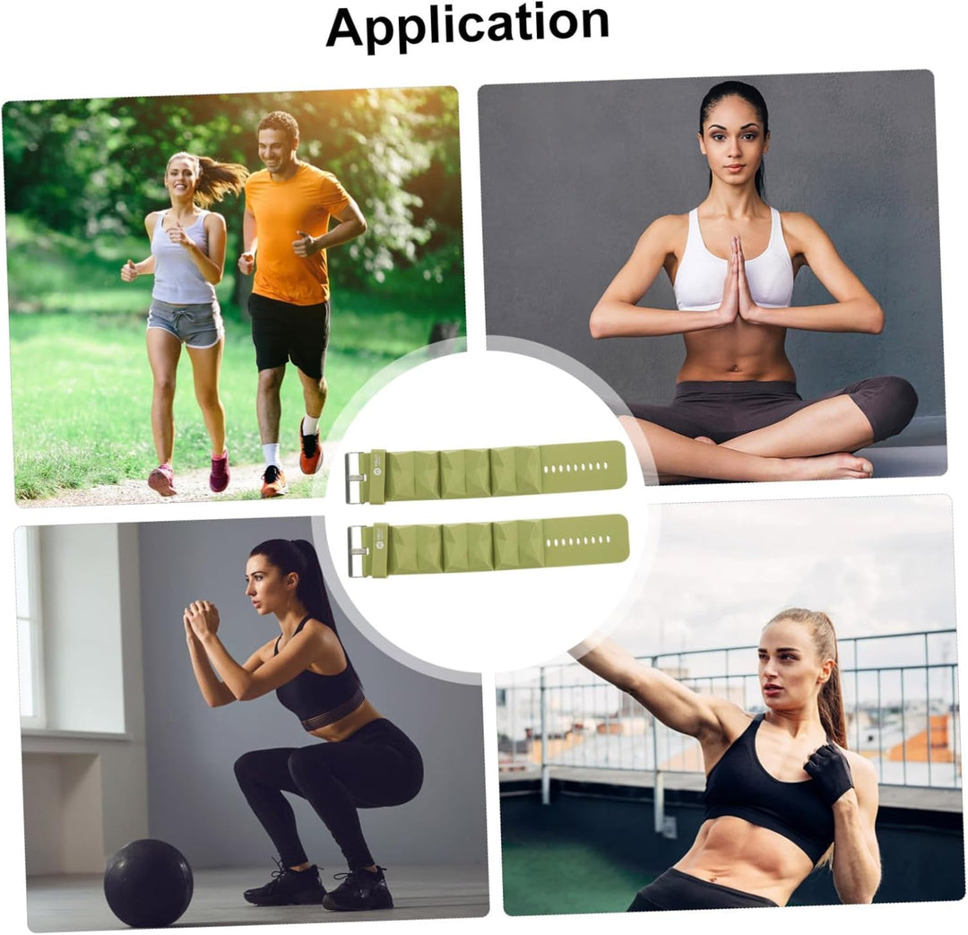 BESPORTBLE Fitness Handschuhe Wearable Wrist Ankle Gewichte Siliconeweight Armband Festigkeit Ausbil