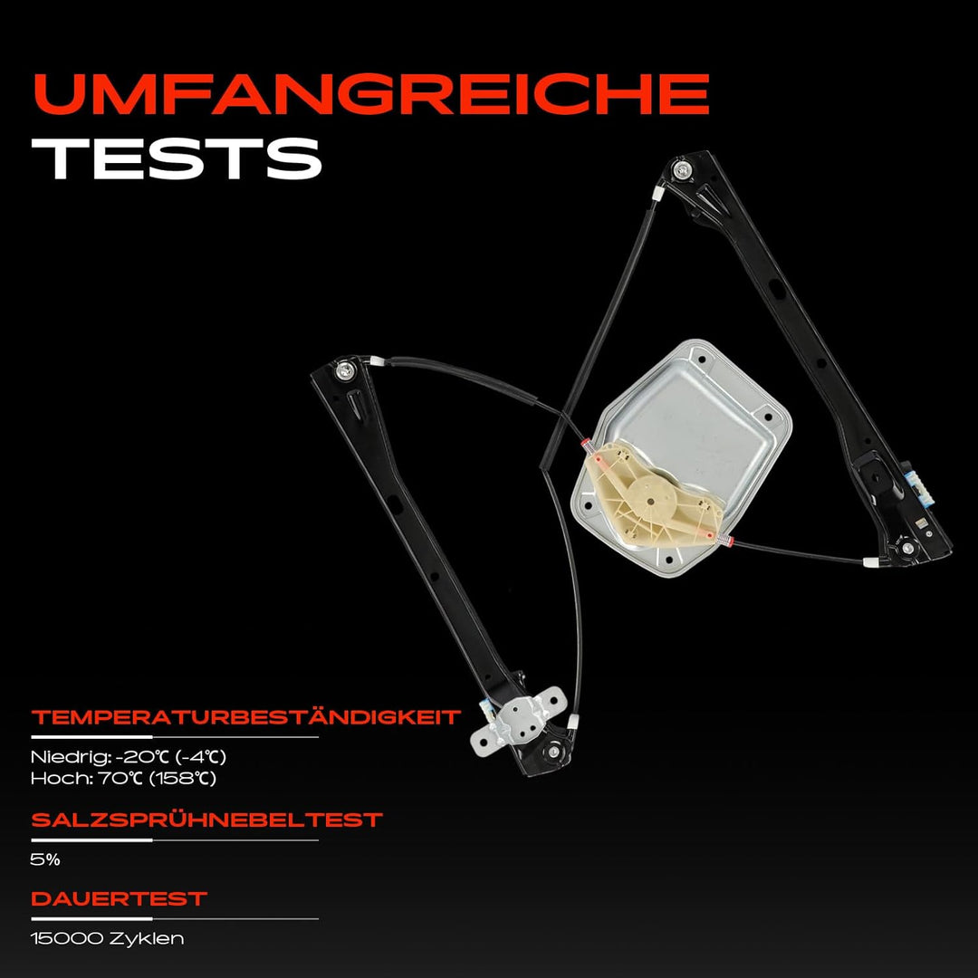 Frankberg Fensterheber Vorne Links Kompatibel mit Golf V 1K1 1K5 J-e-t-t-a III 1K2 4/5 Türer 2003-20