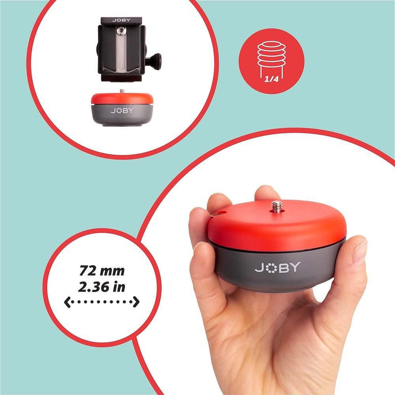 JOBY Spin Handy-Halterungskit, mit Elektronischem Bluetooth-Stativkopf, Handyhalterung – Motion Cont