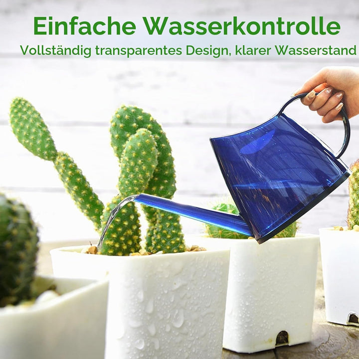 Cyrank Giesskanne für Zimmerpflanzen, Giesskanne für den Innenbereich, 1,2L Pflanzengiesskanne mit l