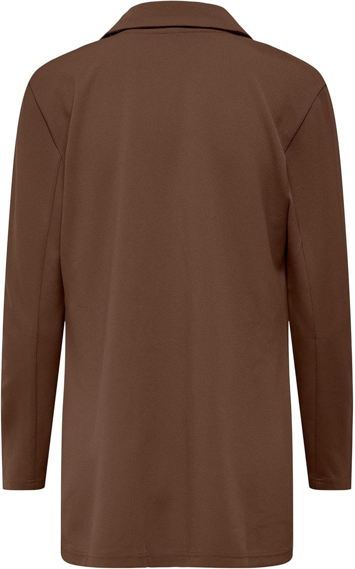 JDY Damen leichte Jacke Blazer JDYGeggo Damensakko XS Chateau Gray, XS Chateau Gray
