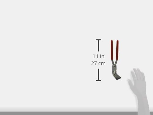 Stubai Falzzange 45° gebogen, mit eingelegtem Gewerbe und Kunststoffeinlagen in Nirolook 60mm - 2821