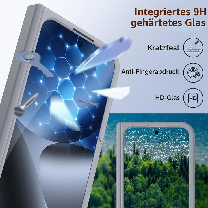 für Google Pixel 10 Pro Fold Transparente Hülle: Kompatibel mit MagSafe/Pixelsnap, Robuster TPU Scha