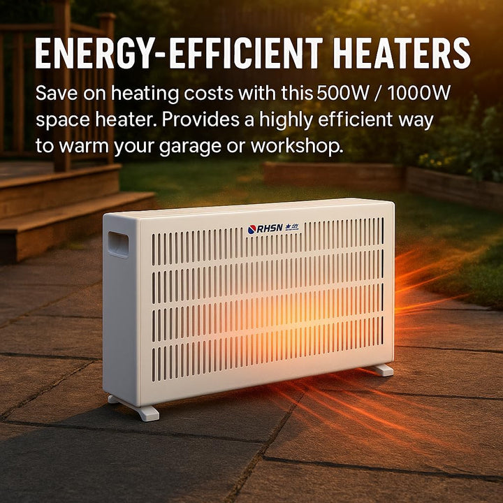 1000W Elektroheizung Standgerät, Electric Heating mit modernem Stil - Elektrisch heizung starke Wärm