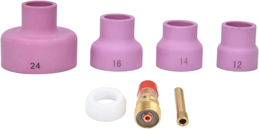 7Pcs WIG Schweisszubehör Keramikdüse Ersatz für WP17/18/26