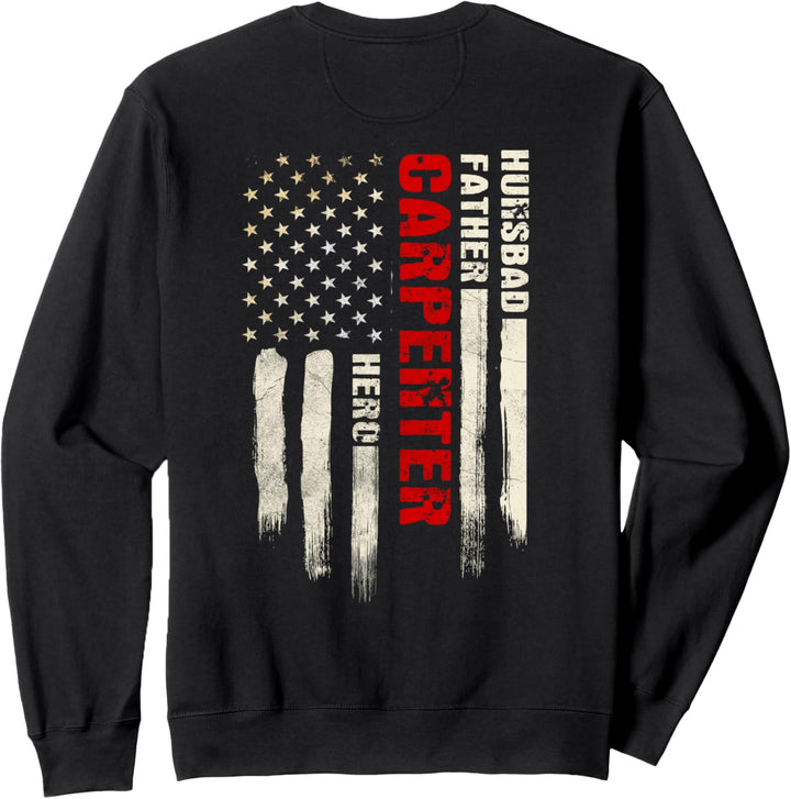 Zimmermann Geschenke Design auf der Rückseite der Kleidung Sweatshirt