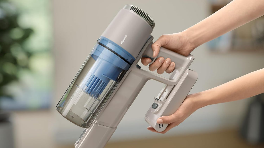PHILIPS XC2011/01 PowerCyclone 7 - Kabelloser Stielstaubsauger - Bis zu 40 Minuten Akkulaufzeit
