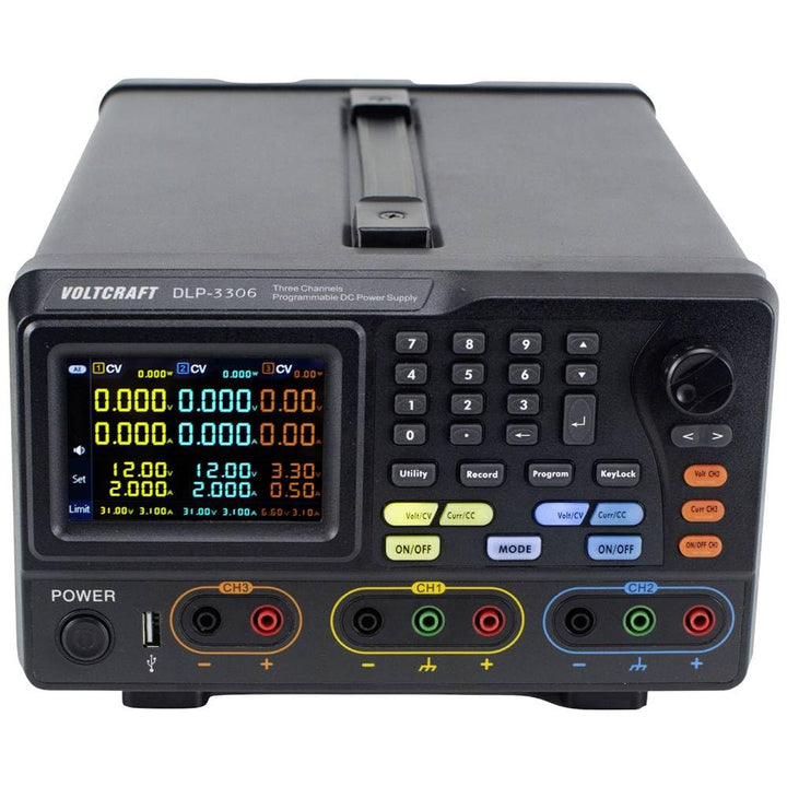 Voltcraft DLP-3306 Labornetzgerät, einstellbar 0-30 V 0-6 A 378 W RS-232, USB, LAN Slave-Funktion An