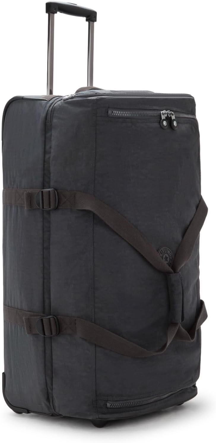Kipling TEAGAN L, Grosser weicher Koffer, 2 Rollen Reisegepäck, 77 cm, 91 L, 3.44 kg, Black Noir TEA
