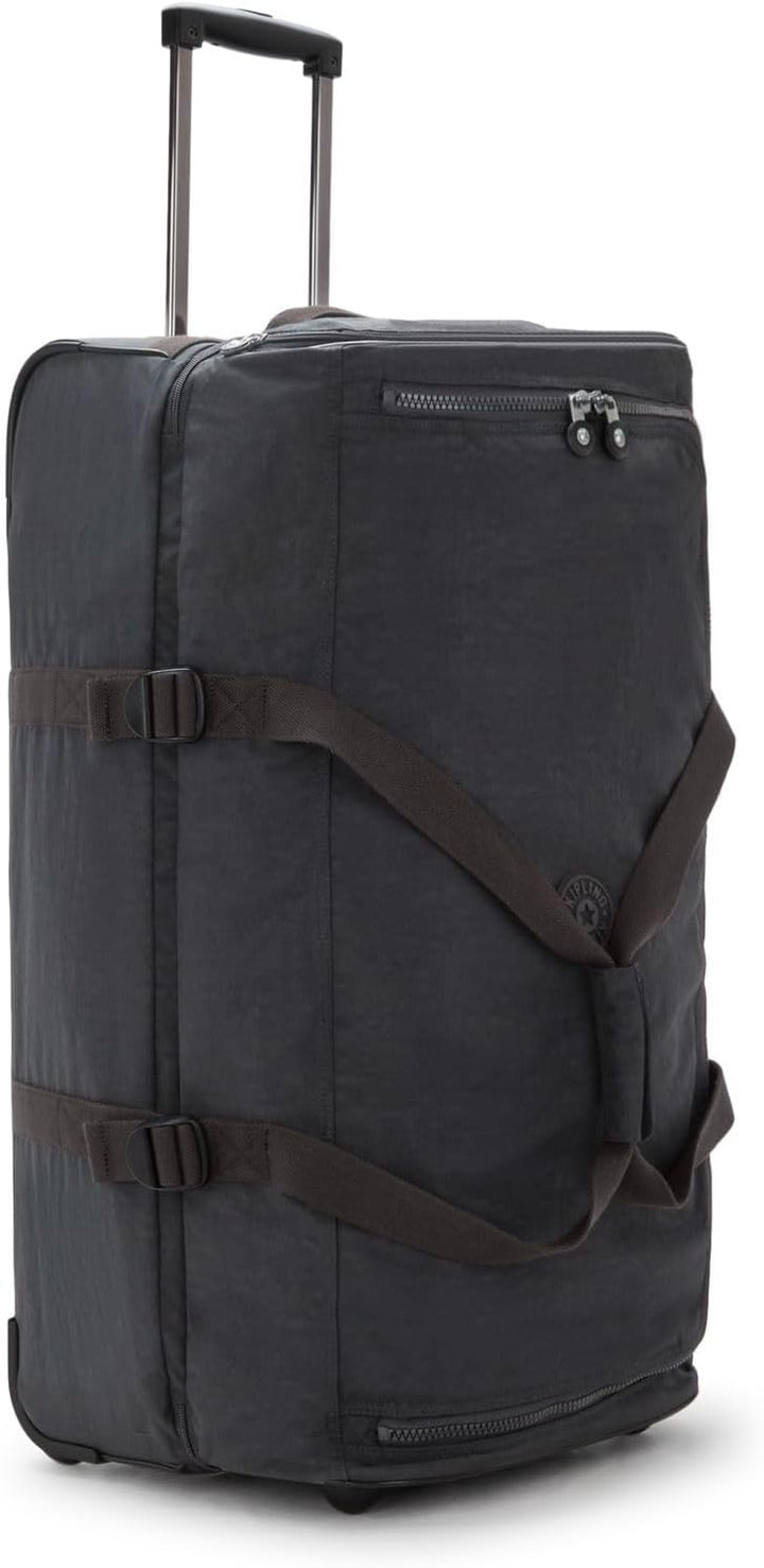Kipling TEAGAN L, Grosser weicher Koffer, 2 Rollen Reisegepäck, 77 cm, 91 L, 3.44 kg, Black Noir TEA