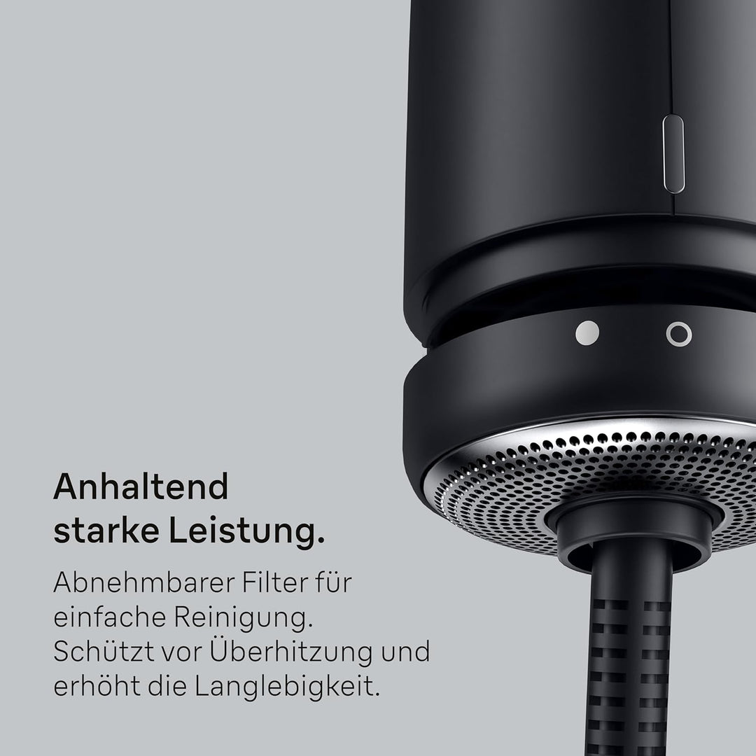Braun Warmluftbürste AS4.2, Leichter Heissluft-Styler mit Rundbürste und Trockenaufsatz, 1000W HTDC-