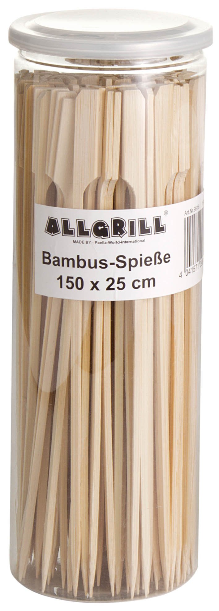 PaellaWorld 9816 Bambus-Spiesse 25 cm lang, Inhalt 150 Stück
