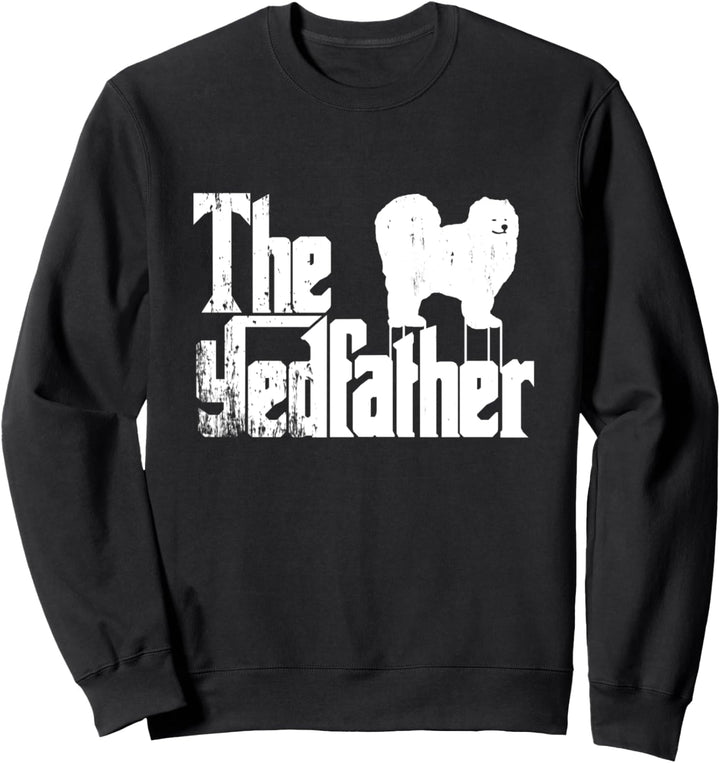 The Yedfather - Samoyed Dog Lovers Design Sammy Silhuette Sweatshirt