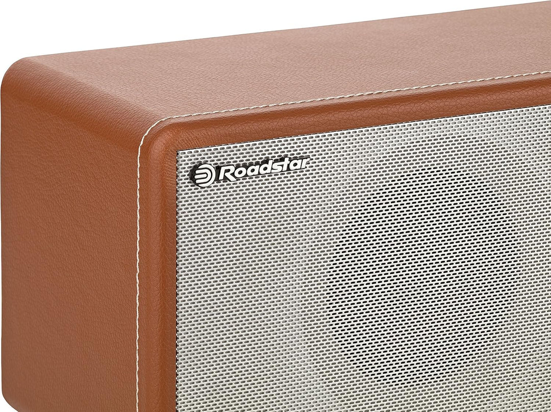 Roadstar HRA-1350 US/BT Retro-Radio mit Bluetooth, 40 Watt Musikleistung (Bluetooth, USB, SD-Karten-
