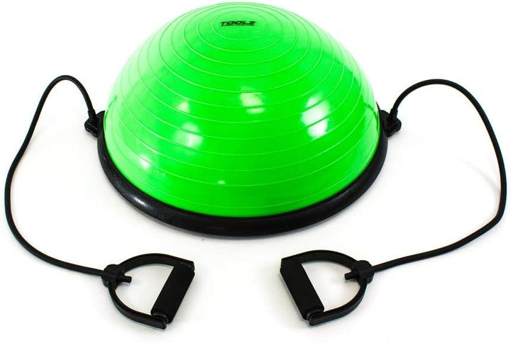 TOOLZ Balance Ball – Balanceball für ein effektives Ganzkörpertraining – Mit integrierten Trainingst