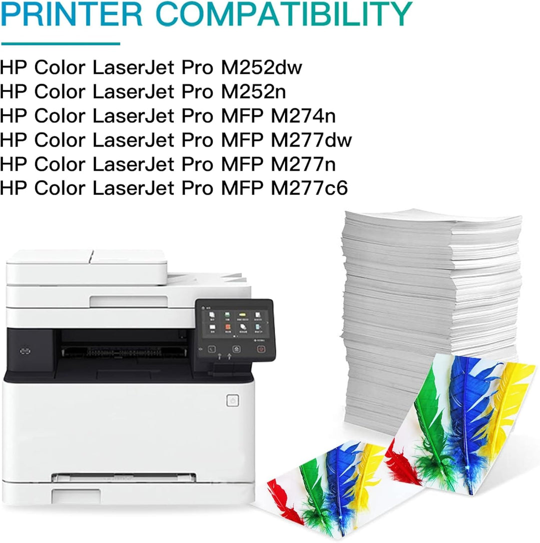 BeOne 1x Kompatibel mit 201X CF400X Tonerkartusche Kompatibel mit Drucker HP Color LaserJet Pro MFP