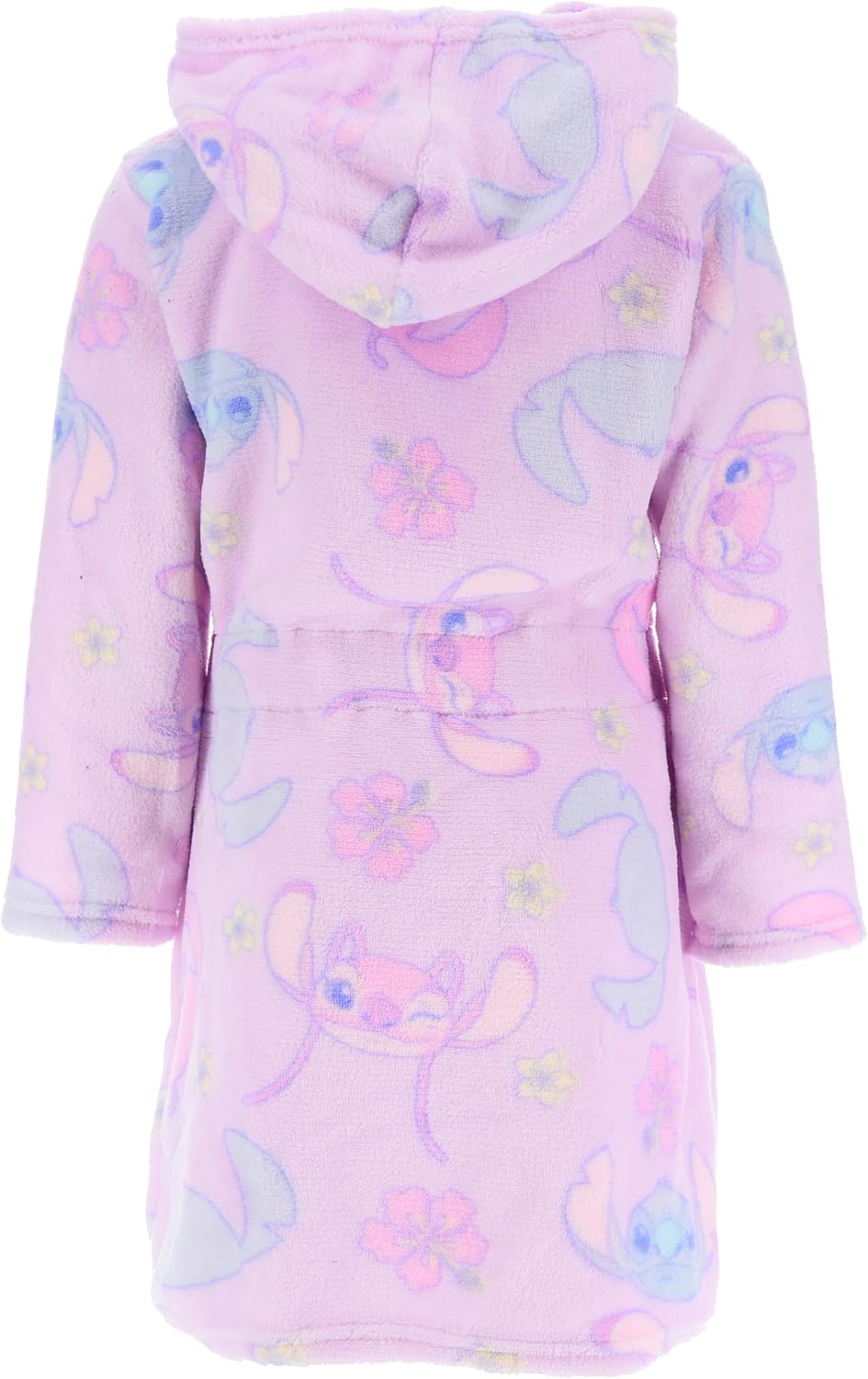 Disney Stitch Bademantel für Mädchen, Warmer und Weicher Fleece Morgenmantel Geschenk für Mädchen, G