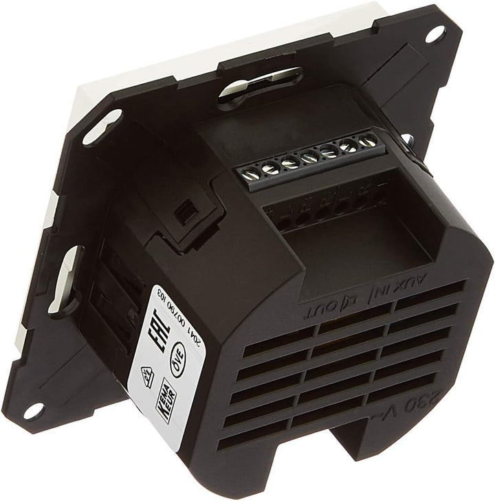 Gira 228403 Unterputz-Radio RDS ohne Lautsprecher ST55, reinweiss-glänzend Single, Single
