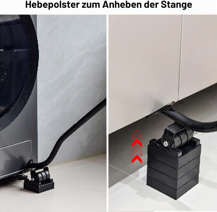 Möbelroller Transportroller, 1000kg Tragkraft Möbelheber Möbelbeweger rutschfeste Beschichtung Schwe