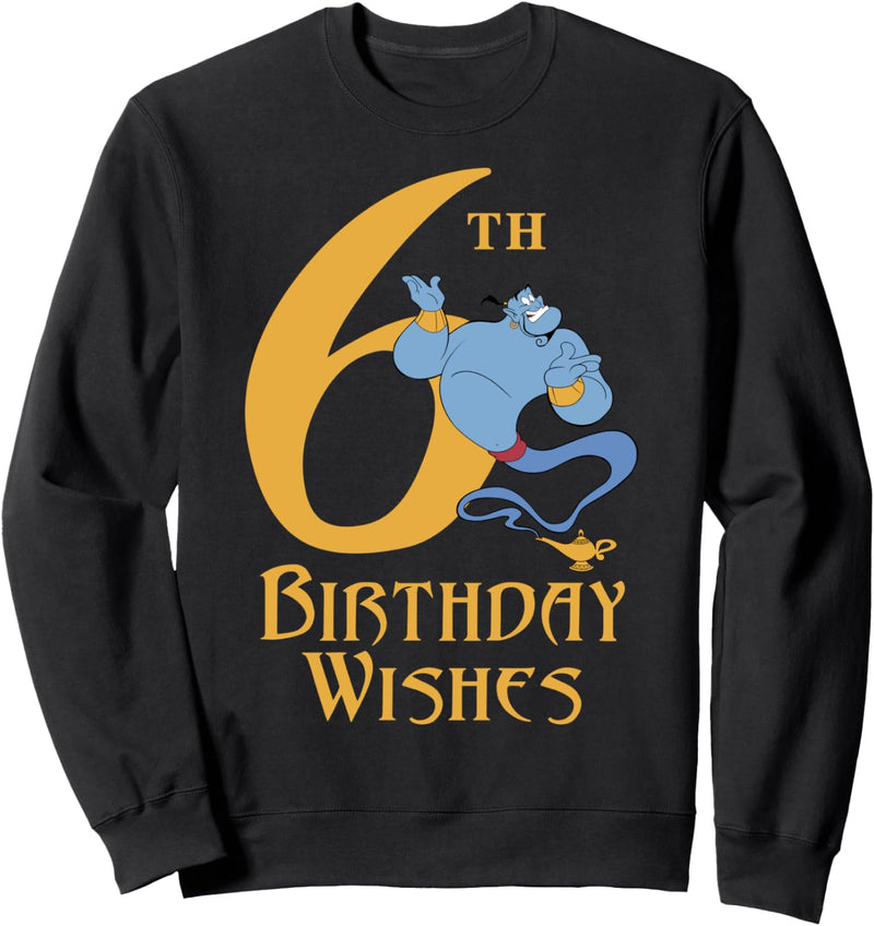 Disney Aladdin Genie 6th Birthday Sweatshirt