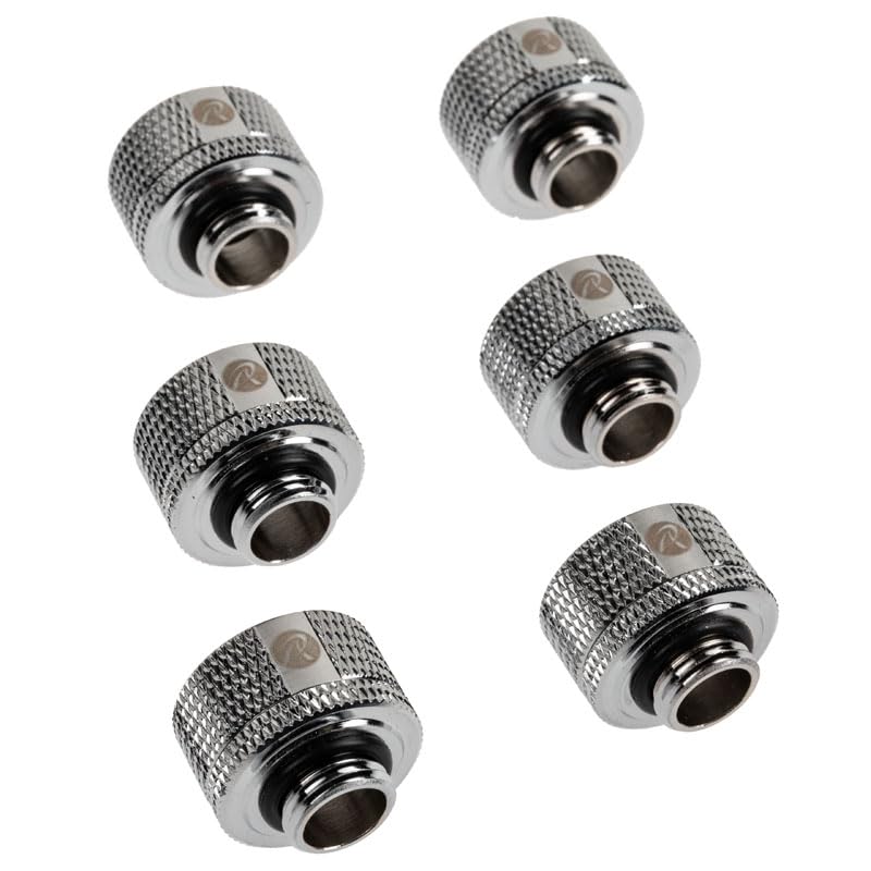 Raijintek Verbindungsstück PELIAS D161806, 16 mm, 6er-Pack, Silber
