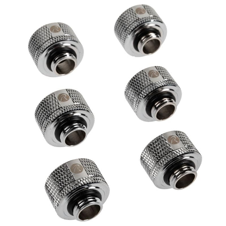 Raijintek Verbindungsstück PELIAS D161806, 16 mm, 6er-Pack, Silber