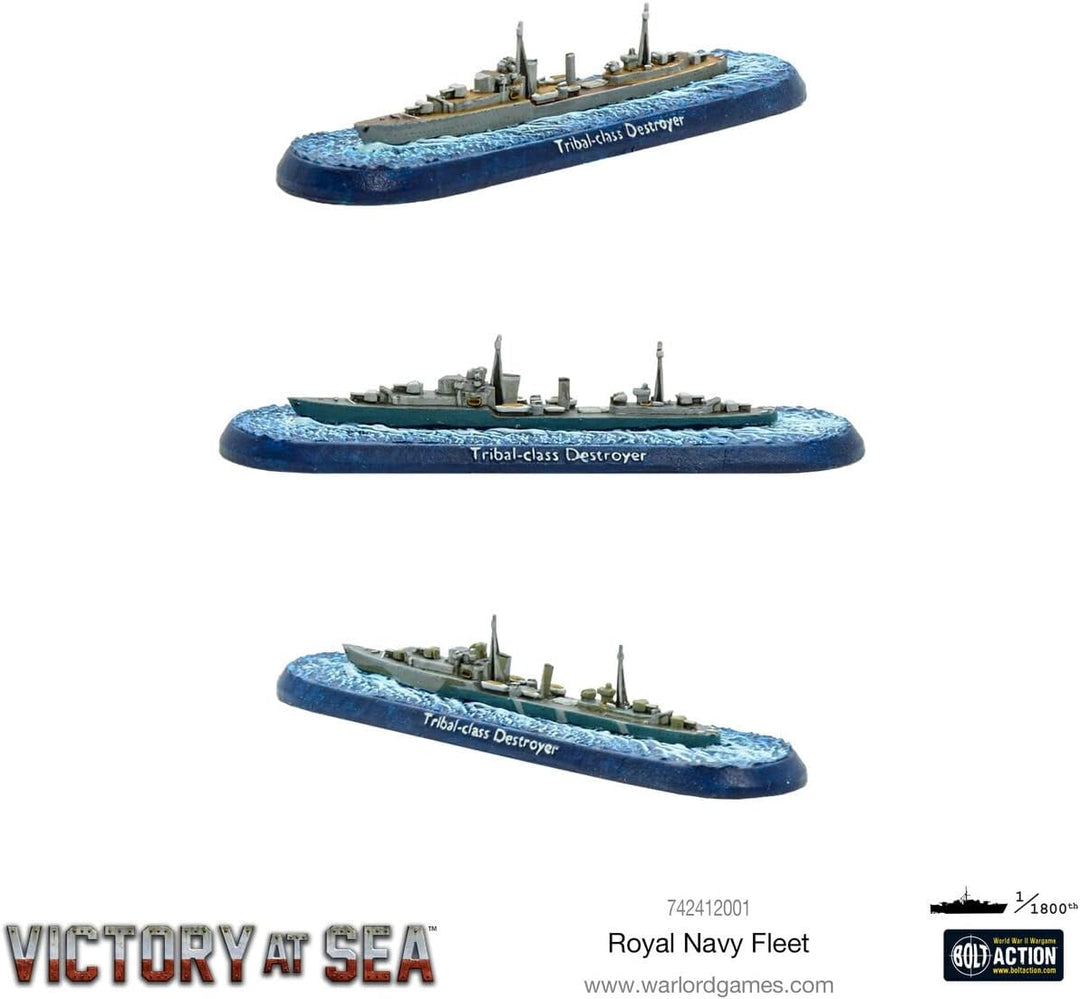 Warlord Games - Victory At Sea: Royal Navy Fleet (742412001)