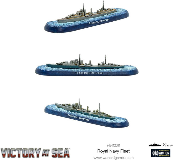 Warlord Games - Victory At Sea: Royal Navy Fleet (742412001)
