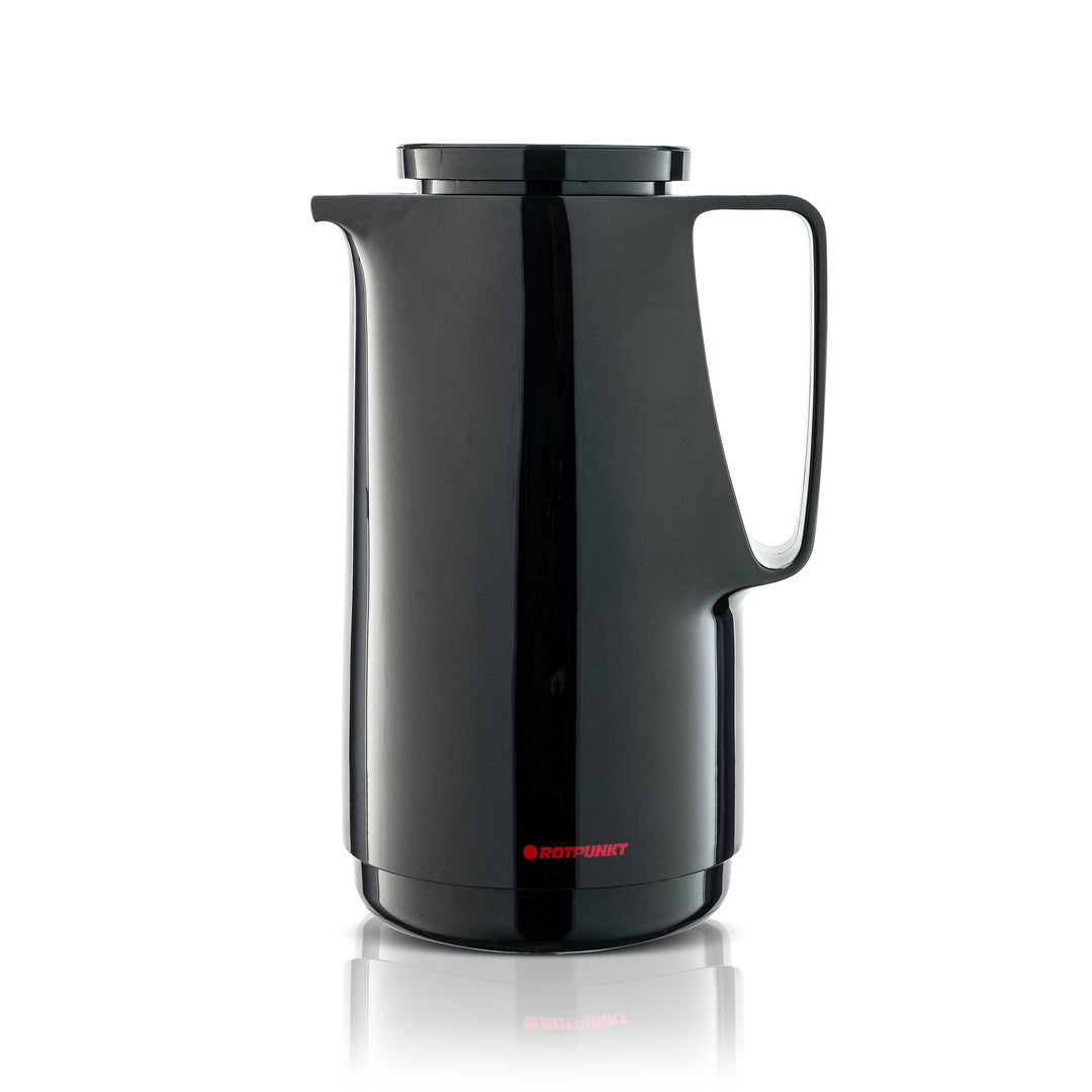 ROTPUNKT Isolierkanne 1 Liter mit Glaseinsatz – Thermokanne & Warmhaltekanne für Kaffee und Tee - Ma