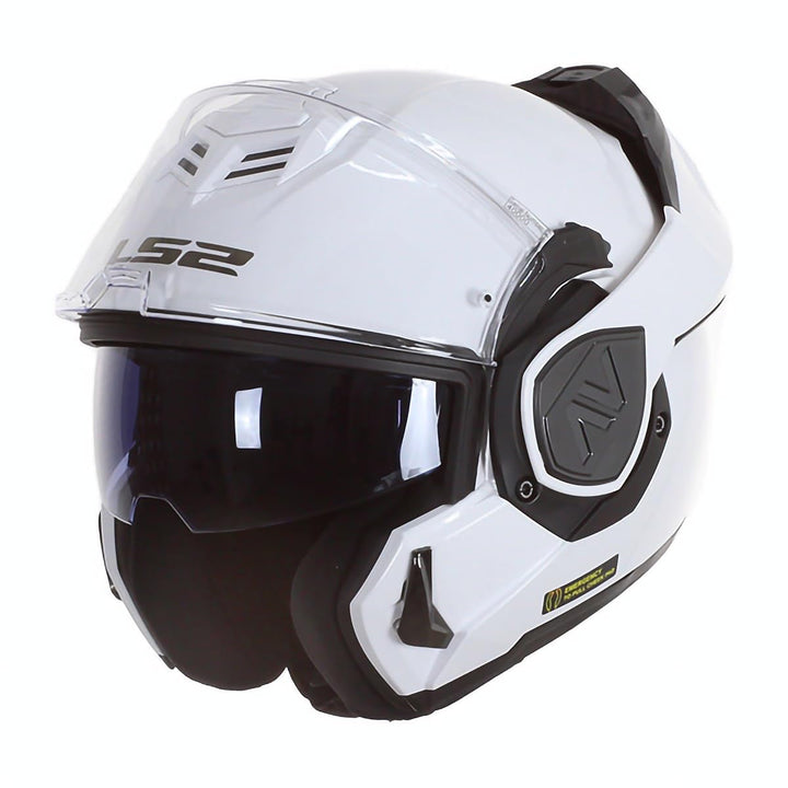 LS2, Klaphelme motorrad ADVANT solid white 06, XL XL Weiss, XL Weiss