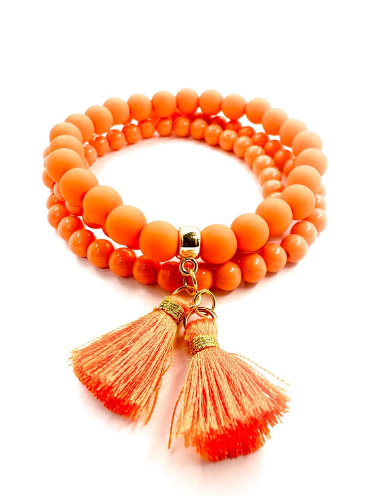 Handmade - Perlen Armband - Damen Wickelarmband - stylischer Schmuck- Sommerarmband - Für jeden Tag
