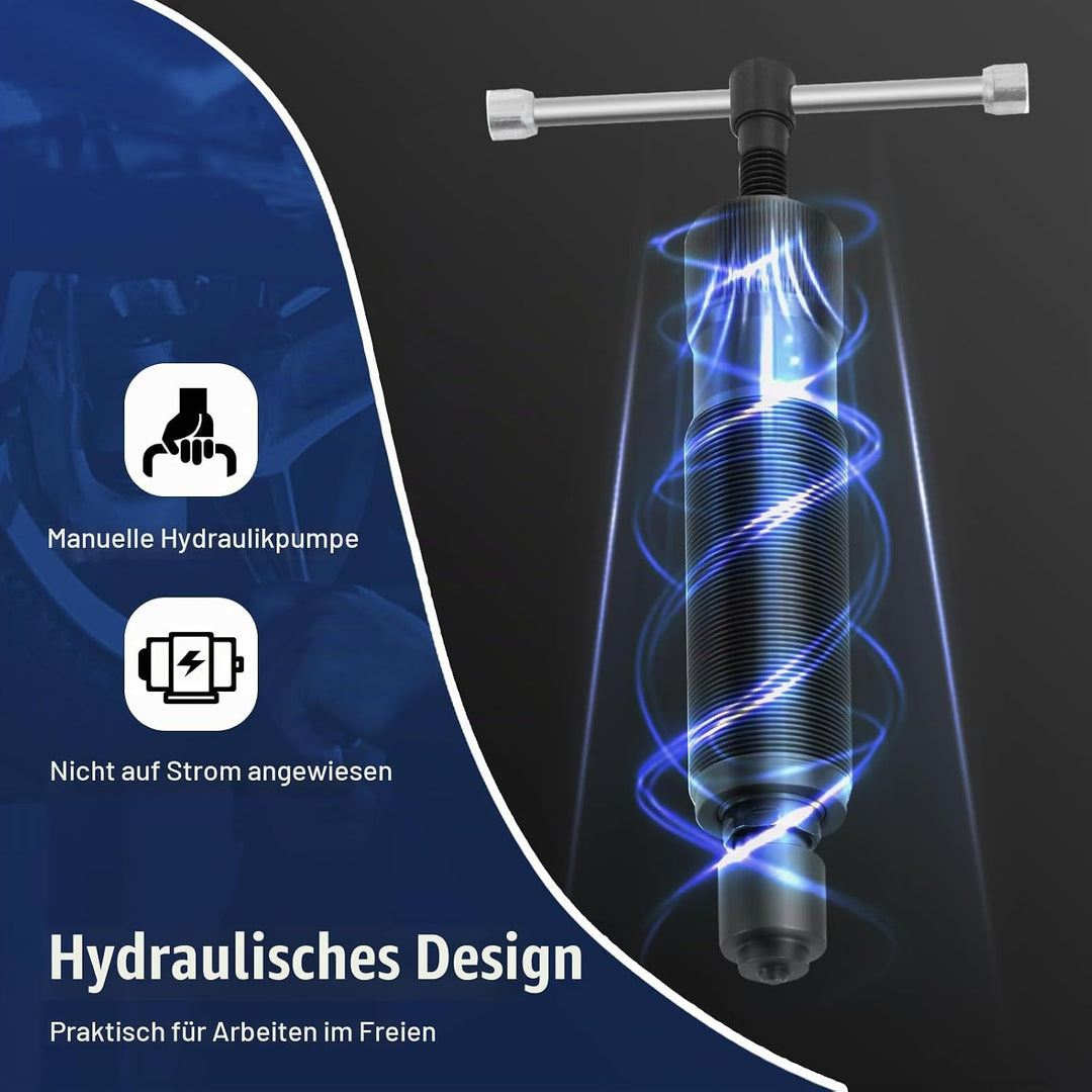 10T Hydraulischer Radlager Abzieher Werkzeug Satz Ausdrücker Satz für Antriebswellen KFZ Radnaben ab