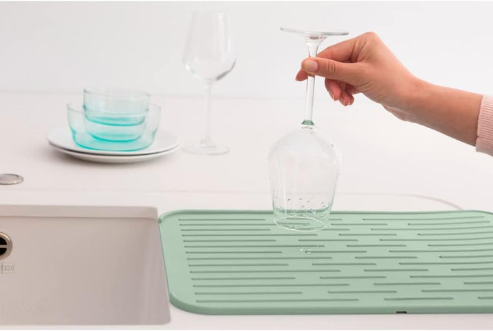 Brabantia - Sinkside Abtropfmatte Silikon - Küchenzubehör - Spülmaschinenfest - Faltbar - Pflegeleic