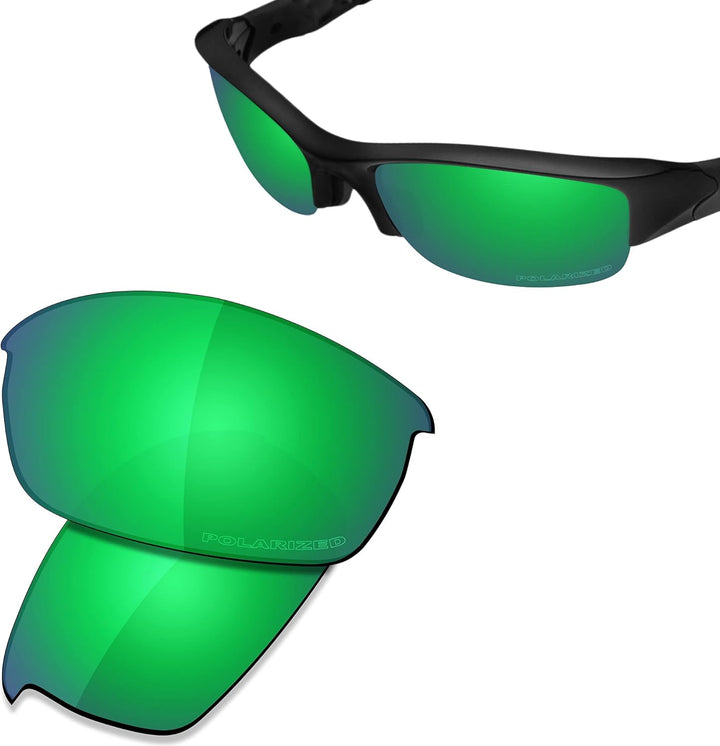 Saucer Premium-Ersatzgläser und Gummi-Kits für Oakley Flak Jacket Sonnenbrillen High Defense - Jade