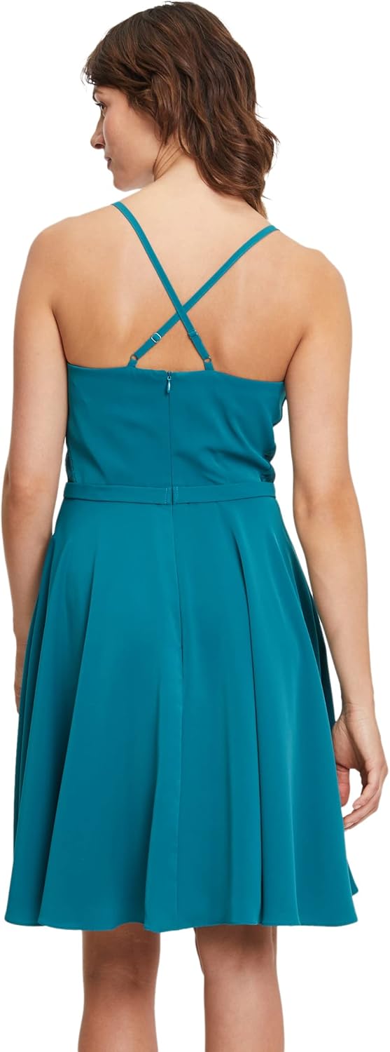 Vera Mont Vera Mont Damen Kleid 36 Dark Emerald, 36 Dark Emerald