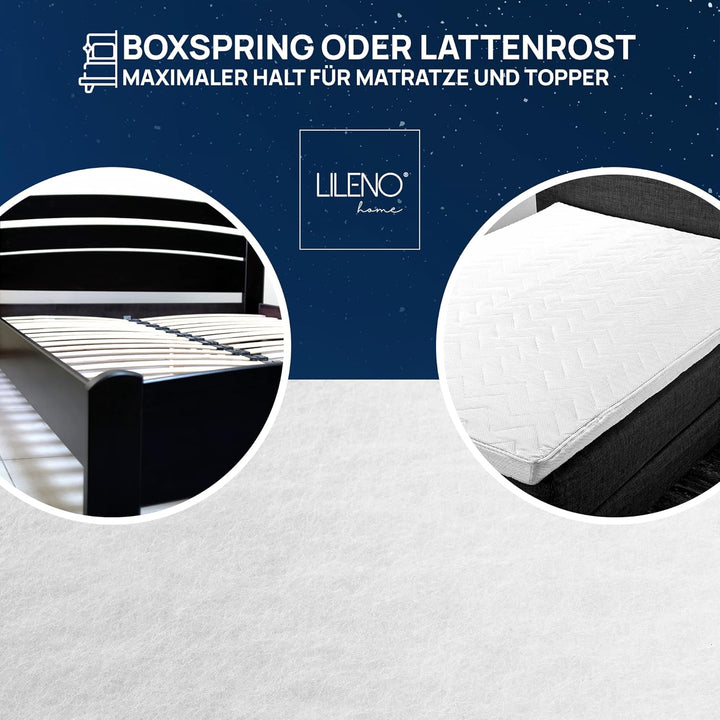 LILENO HOME Anti Rutsch Matratzen Stopp für Boxspringbett (100x170 cm) - Boxspring Antirutschmatte a