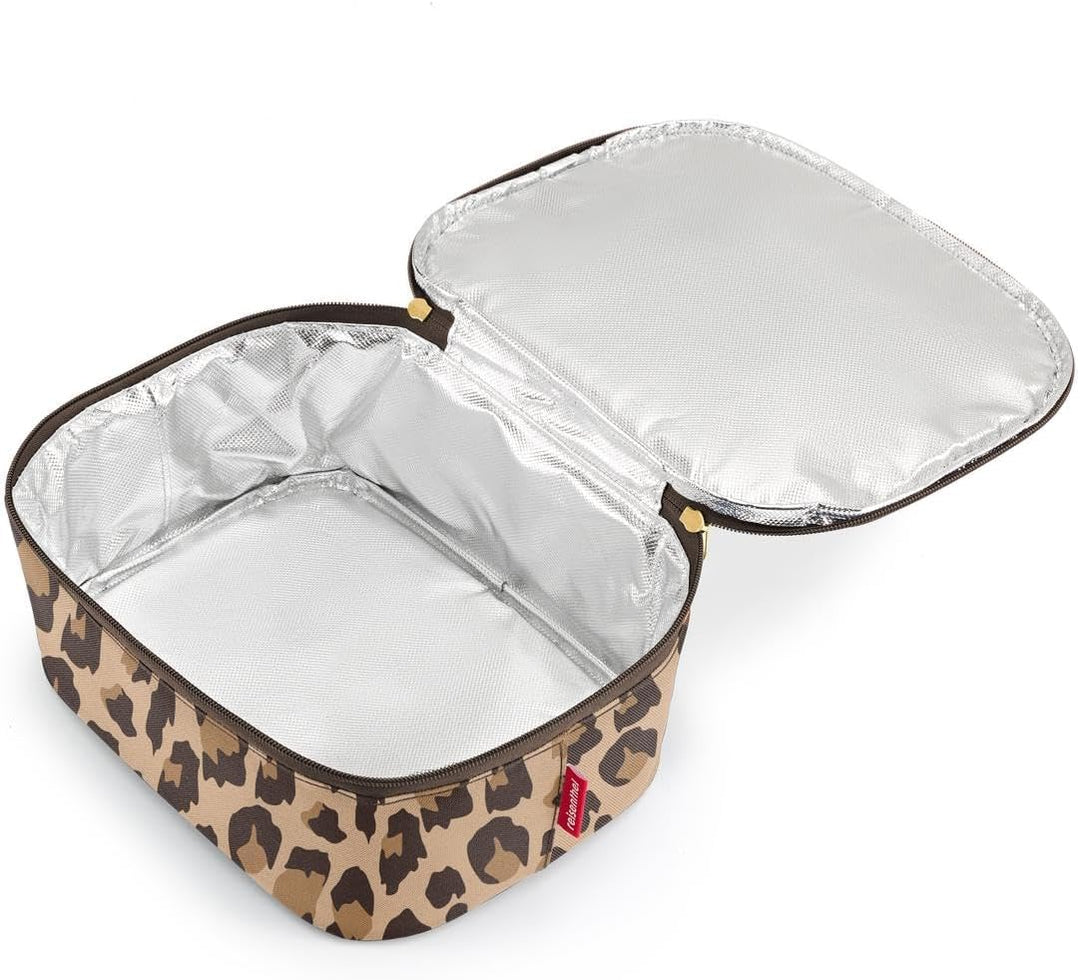 reisenthel coolerbag M Pocket Leo Macchiato – Kühltasche mit Obermaterial aus recycelten PET-Flasche