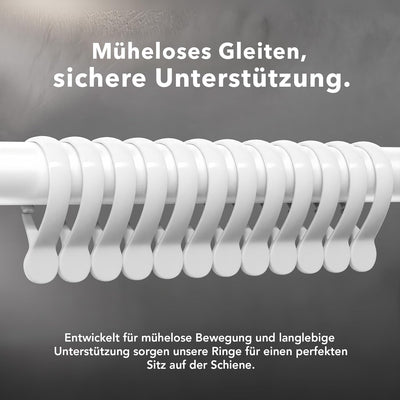 Erica – Duschvorhangstange in U-Form für Wandmontage ohne Deckenhalterung – 70x165x70 cm Duschstange