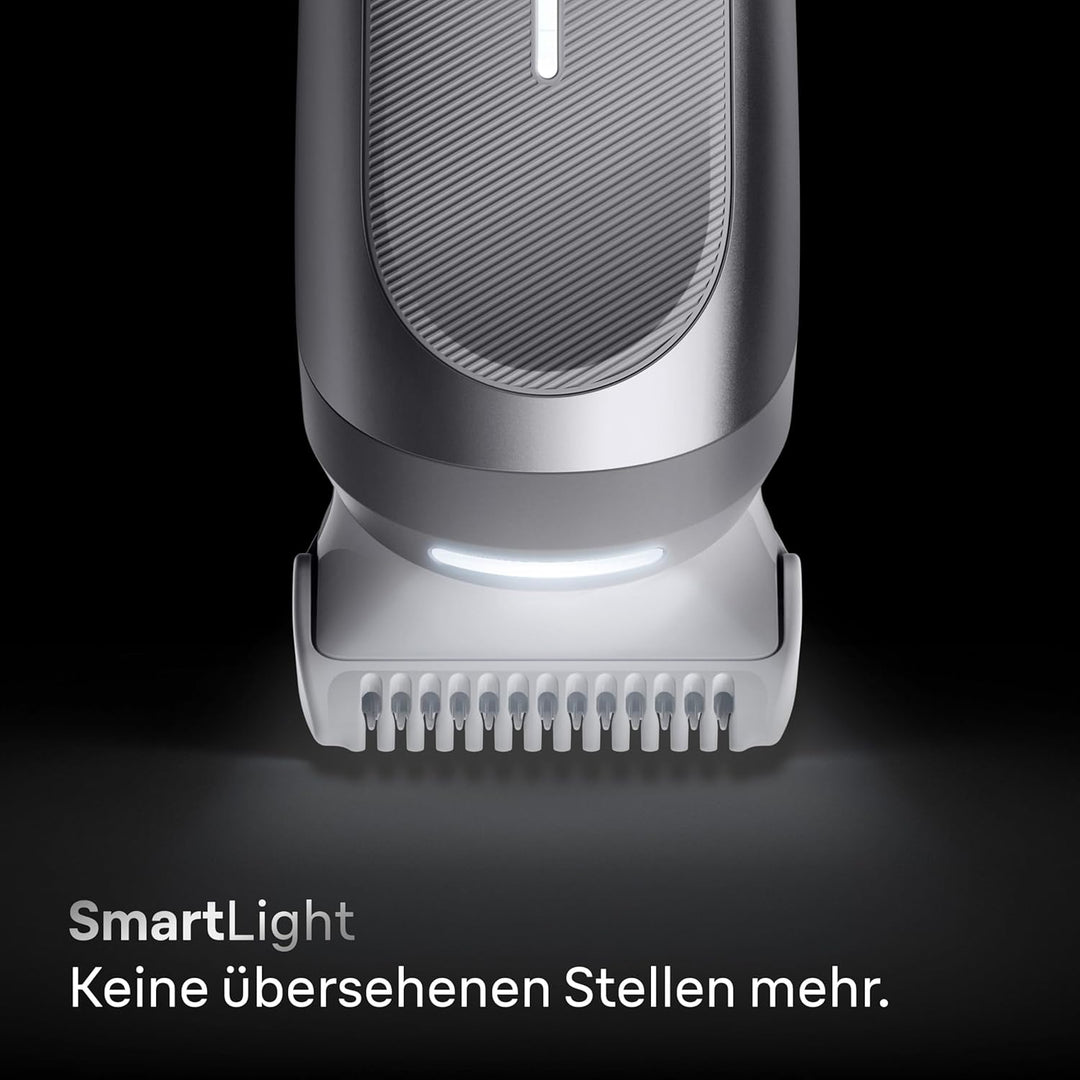 Braun Bodygroomer Series 7, Elektrischer Körperrasierer Herren mit 8 Zubehörteile, Kabelloser Trimme