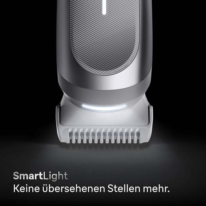 Braun Bodygroomer Series 7, Elektrischer Körperrasierer Herren mit 8 Zubehörteile, Kabelloser Trimme