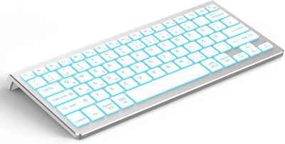 CACOE Deutsche Bluetooth Tastatur kompatibel mit IOS, Android Tablet, Windows, Samsung Tablet, Lenov
