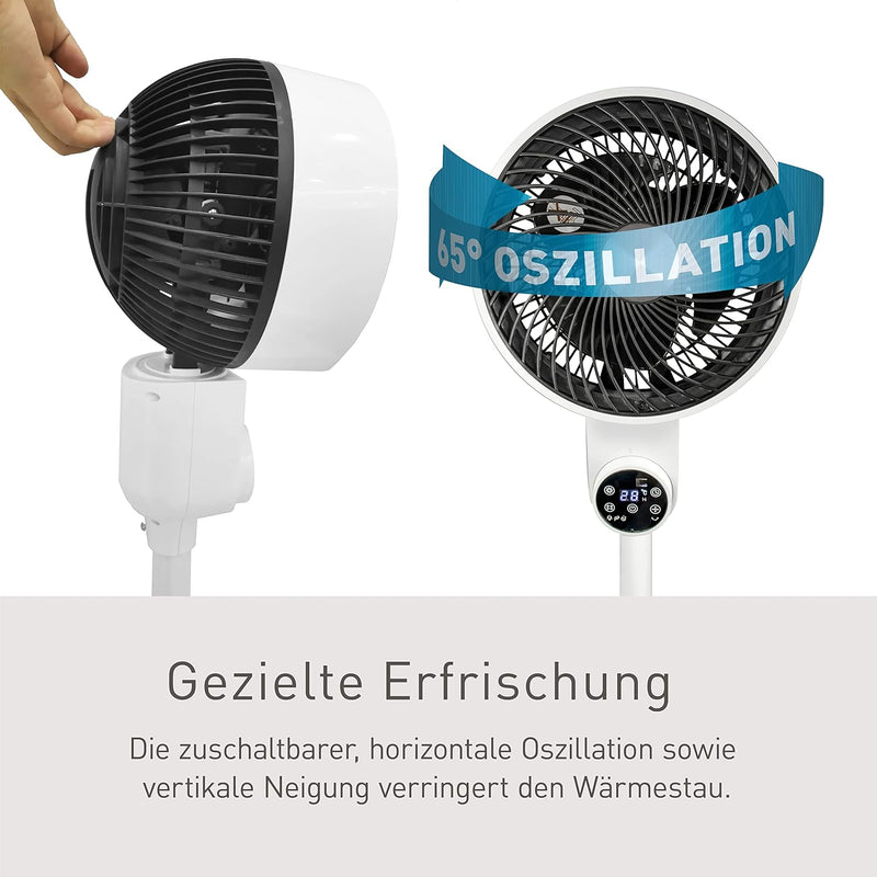 X4-LIFE Floor Fan Pinguin DX der Bodenventilator für die komplette Wohnung - flüsterleise - effizien