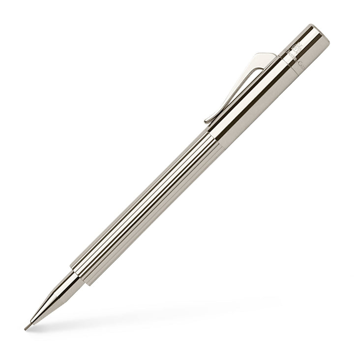 Graf von Faber-Castell 138010 - Taschendrehbleistift Pocket Pen Taschendrehbleistift platiniert Meta