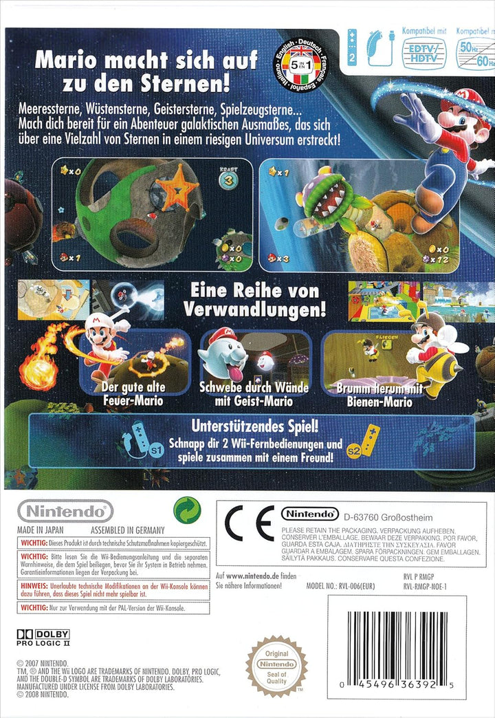 Nintendo Super Mario Galaxy Standard, Standard