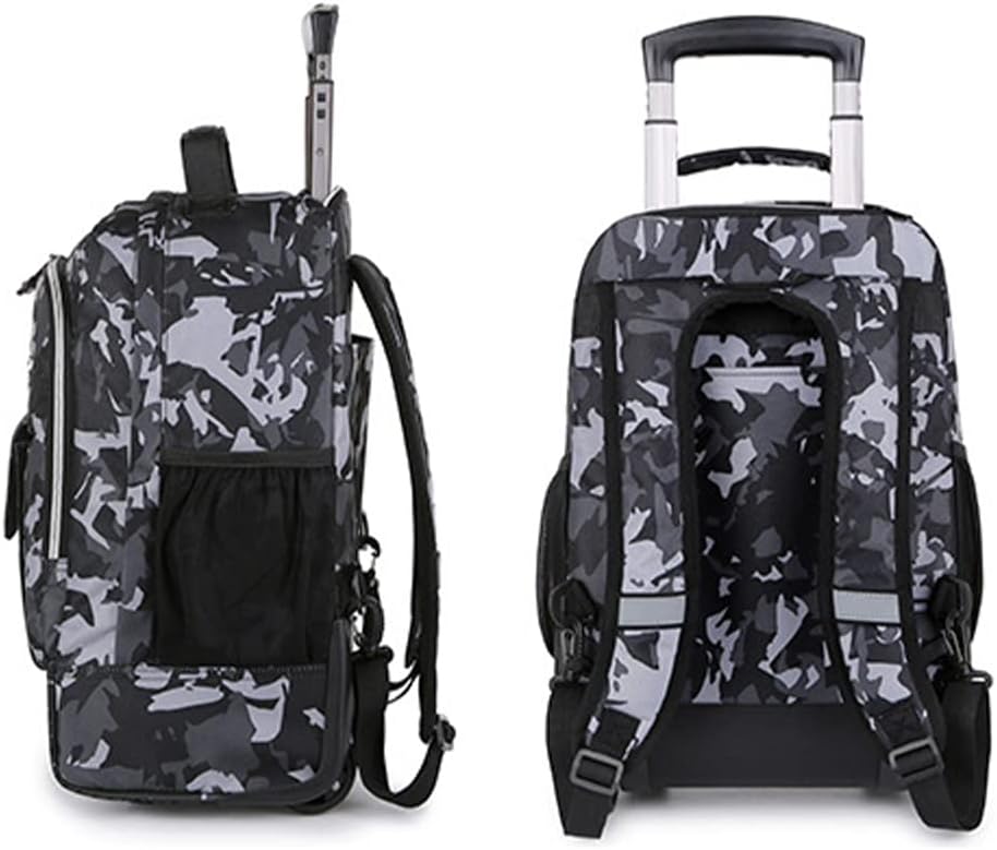 CONSIELI Trolley Rucksack mit Rollen Kinder Schulranzen Rucksäcke Multifunktionaler Schultrolley Sch