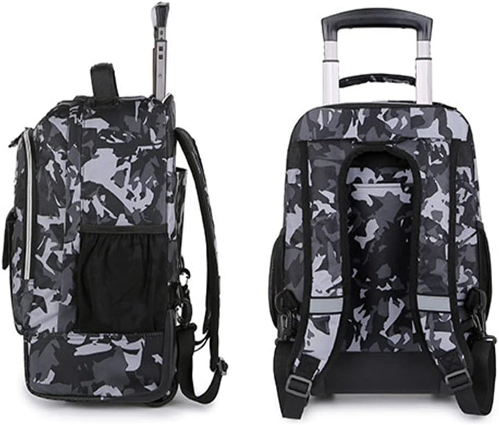CONSIELI Trolley Rucksack mit Rollen Kinder Schulranzen Rucksäcke Multifunktionaler Schultrolley Sch