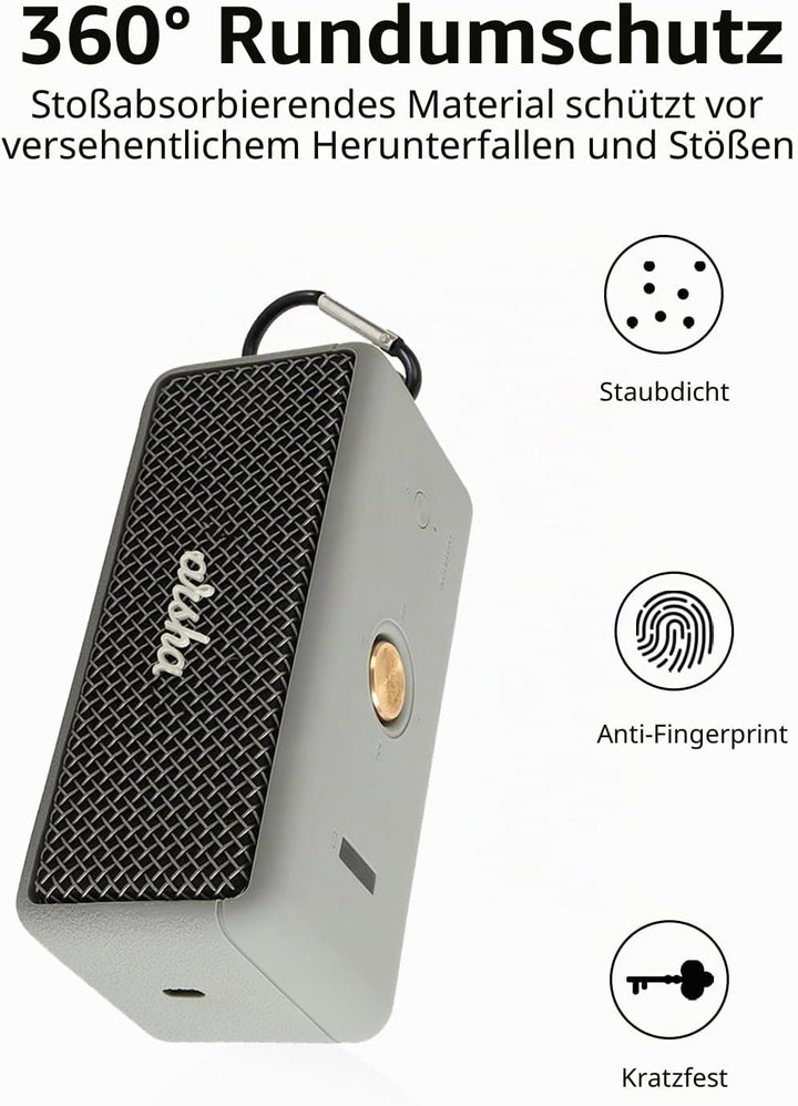 Schutzhülle aus Silikon für Marshall Emberton II tragbare Bluetooth-Lautsprecher – stossfest, staubd